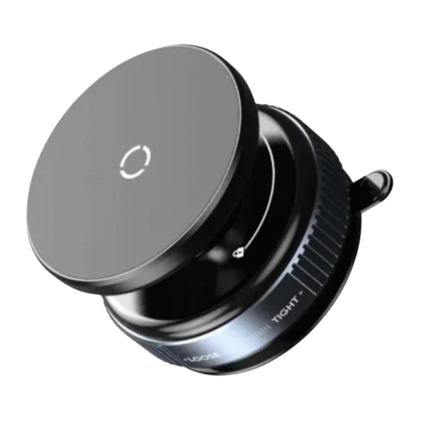 Vacuum Suction Magnetic Car Phone Holder, 360° Rotatable & Folding Phone Mount with Strong Grip, Hands-Free Use in Car, Gym, Home