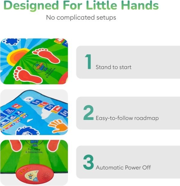 Islamic Electronic Smart Prayer Mat For Kids, Engaging Interactive Learning in 10 Speaking Languages, 36 active keys, Fun and Educational Gift - Image 5