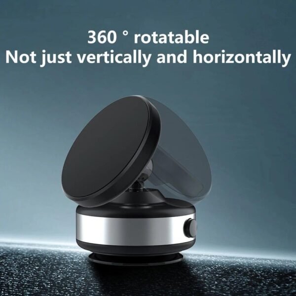 Wireless Mobile charging,Automobile Holder,Phone Mount,Electric Vacuum Suction Car Charger, 360° Rotatable Magnetic Phone Holder for iPhone & Android, Compatible with Smooth Surfaces - Image 4