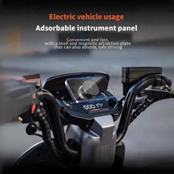 Vacuum Suction Magnetic Car Phone Holder, 360° Rotatable & Folding Phone Mount with Strong Grip, Hands-Free Use in Car, Gym, Home - Image 2