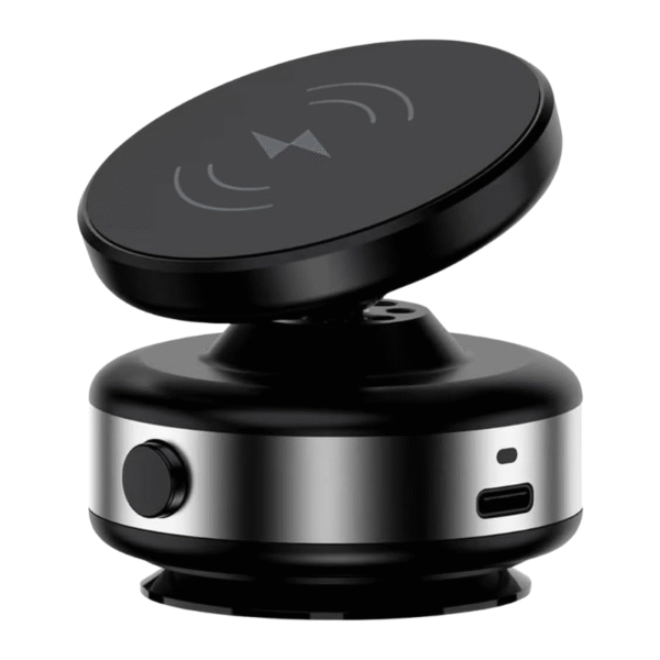 Wireless Mobile charging,Automobile Holder,Phone Mount,Electric Vacuum Suction Car Charger, 360° Rotatable Magnetic Phone Holder for iPhone & Android, Compatible with Smooth Surfaces