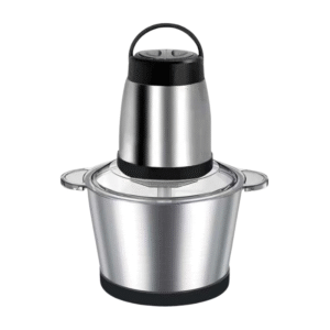 Electric Food Chopper and Meat Grinder, 2L Capacity, 500W, Stainless Steel