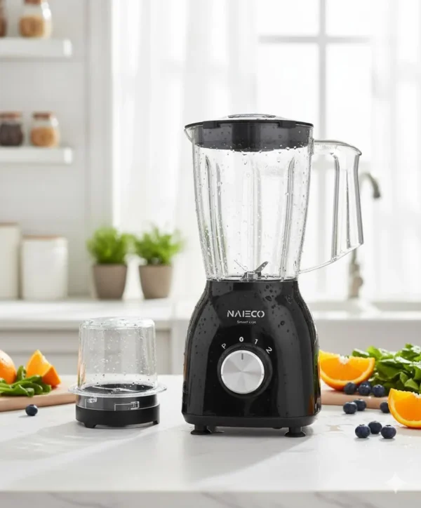 NAIECO Blender 800W Blender/Smoothie Maker 1.5L With Multi Mill, Black - Image 7